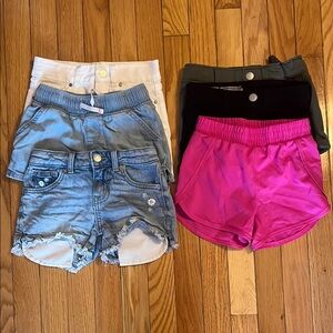 set of 6 shorts and skirt